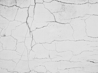 Wall grunge background crack old rough rustic texture cement surface floor grey abstract texture concrete grungy, earthquake problem effect.