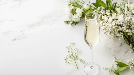 Celebratory champagne toast inspiring elegant wedding photography