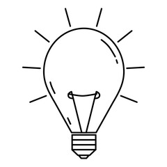light bulb vector illustration
