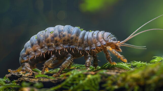 A close-up image of a scolopendra subspinipes burrowing spider
