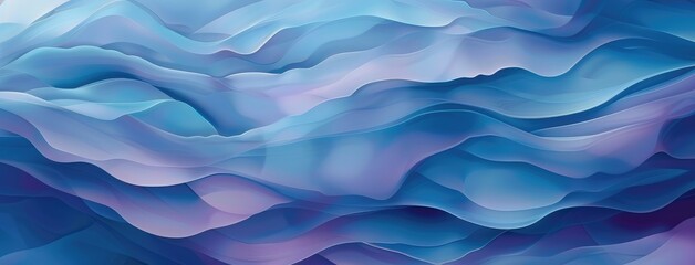 Obraz premium Abstract Blue Waves Flowing Dynamic Background