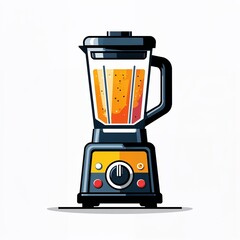 Naklejka premium blender icon on plain white background