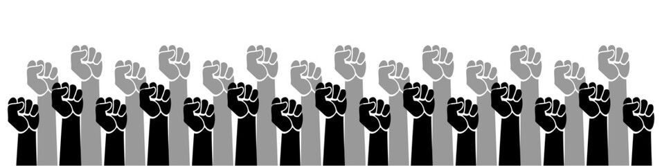 fists background vector representing unity, protest, activism, strength, revolution, and solidarity. Perfect for social movements, awareness campaigns, equality and human rights