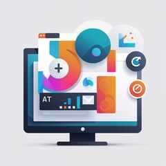 alignment left icon on plain white background