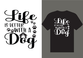 Awsome unick dogs t-shirt design vector quotes lettering t shirt design for print,,100% original eps vector file ,