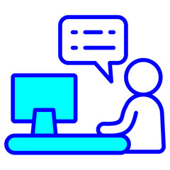 Online Mentoring Icon