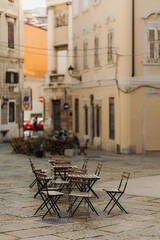 Outdoor Cafe Seating Area