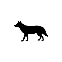 Wolf icon vector
