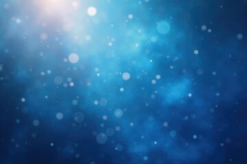 Obraz premium Vivid soft blue to deep blue blend, blurred effect, hue, bokeh