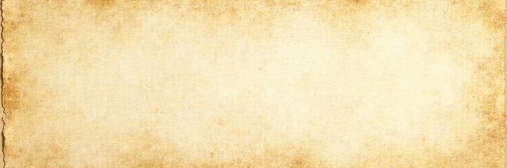 Obraz premium Aged parchment, subtle watercolor wash, beige tone, vintage, worn