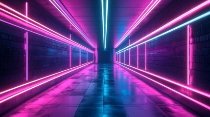 Fototapeta premium neon retro music streaming background