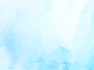 Abstract blue color geometric polygon design background