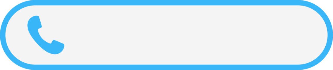 Blue Mobile phone number list label