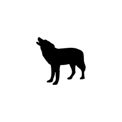 Wolf icon vector