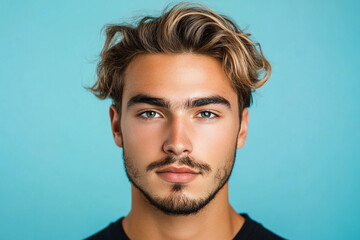 Fototapeta premium Man smiling close-up