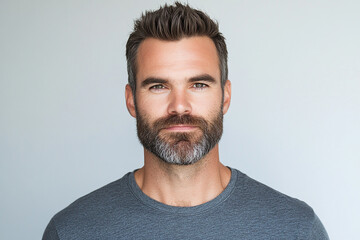 Fototapeta premium Man smiling close-up