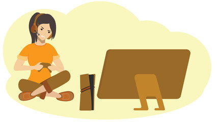 Video Games illustration 
