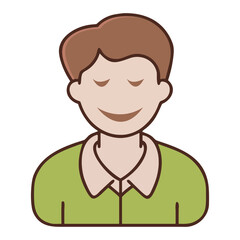 A men vector icon is a simple, scalable graphic representation of a male figure.