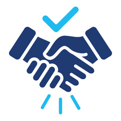 Obraz premium Handshake Icon