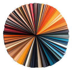Vibrant Display Of Leather Swatches In Various Colors Arranged In A Circle Design Pattern