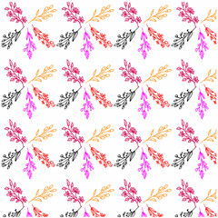 seamless background with butterflies