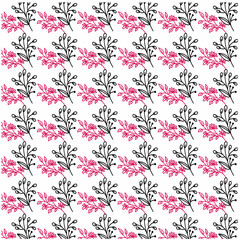 seamless pattern with flowers