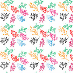 seamless pattern with flowers