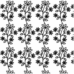 seamless floral pattern with flowers