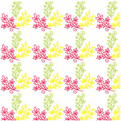 seamless pattern with flowers