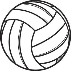  Vector of volleyball ball icon