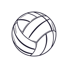  Vector of volleyball ball icon