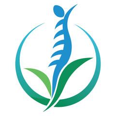 Chiropractic Logo Design Vector for Wellness and Spinal Care Clinics