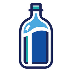 Plastic Bottle Logo Design Vector for Eco-Friendly and Recycling Branding