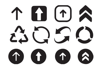 Arrow icon.arrow set icon. arrow Refresh icon, arrow reload icon.Arrow vector collection. Arrow Cursor. Modern simple arrows. Vector Illustration eps 10.