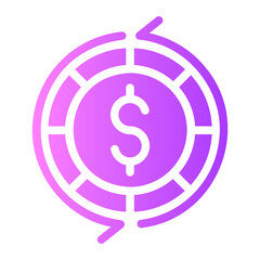 Fototapeta premium circle Gradient icon