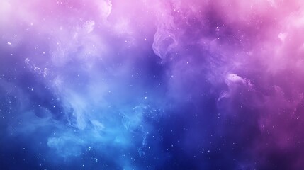 Obraz premium Abstract cosmic nebula, pink and blue colors