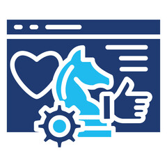 Social Media Strategy Icon