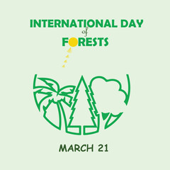 International Day of Forests. March 21