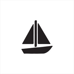 Fototapeta premium sailing ship icon