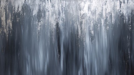 Blurry aurora streaks in slate gray and frosted silver plain background