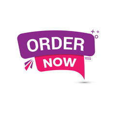 Order Now logo Vector art 
