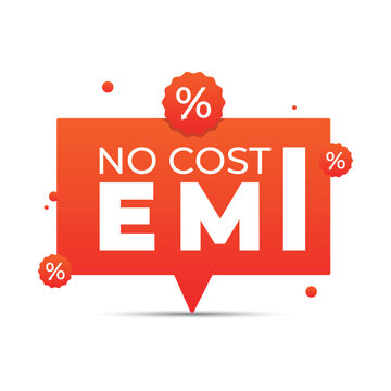 vector 0% no cost emi concepts and premium quality design
