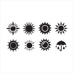 sun icons set