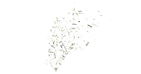 Colorful Confetti against a White Background Tranparent BG Confeti