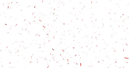 Colorful Confetti against a White Background Tranparent BG Confeti