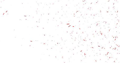 Colorful Confetti against a White Background Tranparent BG Confeti