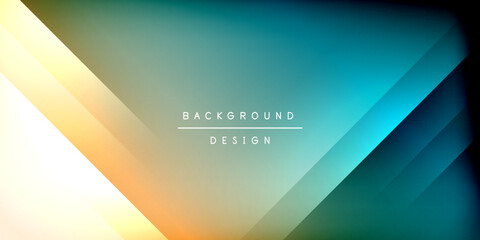 Dynamic shadow lines geometric shapes