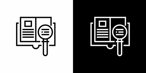 Education element icon. Educational equipment. Black icon. Silhouette