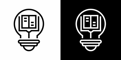 Education element icon. Educational equipment. Black icon. Silhouette