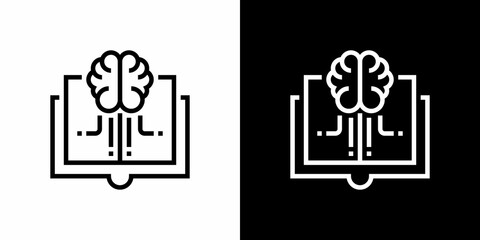 Education element icon. Educational equipment. Black icon. Silhouette